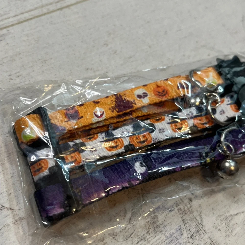 Halloween Themed Kitten Collar Set of 3